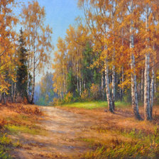 Схема вышивки «Золотая осень»