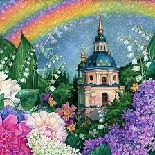 Схема вышивки «колокольный звон»