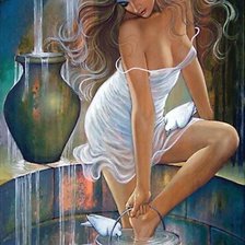 Схема вышивки «женский образ»