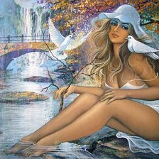 Схема вышивки «женский образ»