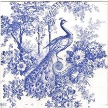 Схема вышивки «Павлин»