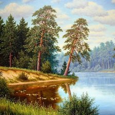 Схема вышивки «Родные просторы»