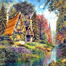 домик в лесу