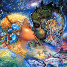 Схема вышивки «поцелуй»