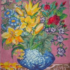 Схема вышивки «Букет в кувшине»