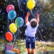 Схема вышивки «день рождения»