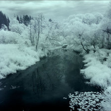 Схема вышивки «зима»