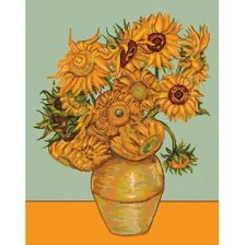 Схема вышивки «Подсолнухи Ван-Гог»