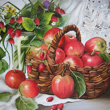 Схема вышивки «Яблоки-5»