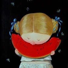 Схема вышивки «гапчинская. арбуз»