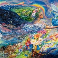 Схема вышивки «Ангел любви»