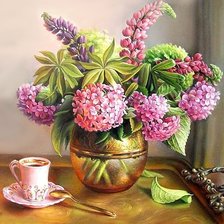 Схема вышивки «Серия "Флора"»