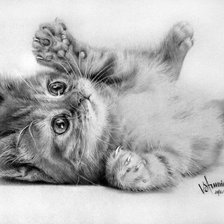 Схема вышивки «пушистик»