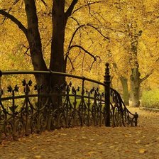 Схема вышивки «парк»