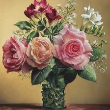 Схема вышивки «Серия "Флора"»