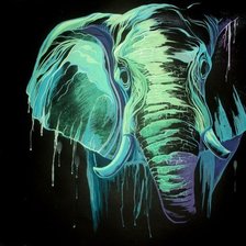 Схема вышивки «Слон»