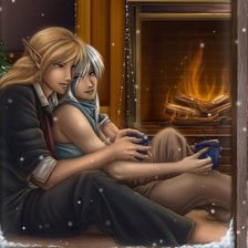 Схема вышивки «эльфы»