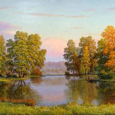 Схема вышивки «Золотая осень»