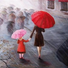 Схема вышивки «поддождем1»