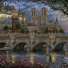 Схема вышивки «Городские пейзажи ROBERTA FINALE»