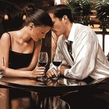 Схема вышивки «Пара»