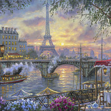 Схема вышивки «ГОРОДСКОЙ ПЕЙЗАЖ ROBERTA FINALE»