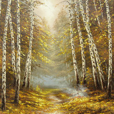 Схема вышивки «осень золотая»