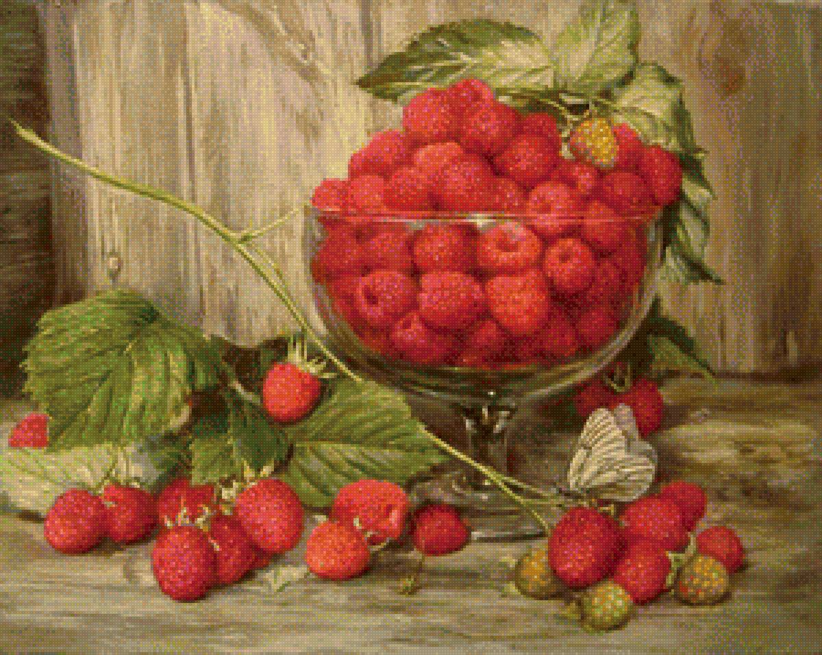 Худ. Калиновская Екатерина - ягоды, малина - предпросмотр