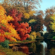 Схема вышивки «золотая осень»