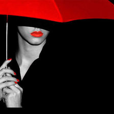 ДЕВУШКА ПОД ЗОНТОМ