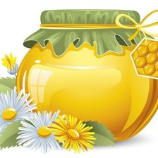 Схема вышивки «банка мёда»