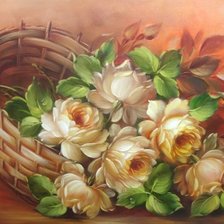 Схема вышивки «Розы»