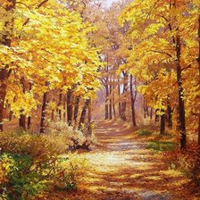 Схема вышивки «осень»