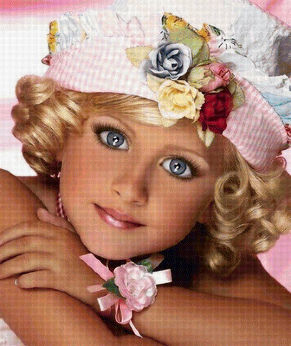 кукла - кукла, красотка. девочка - предпросмотр