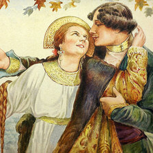 Схема вышивки «Сударь и сударыня»