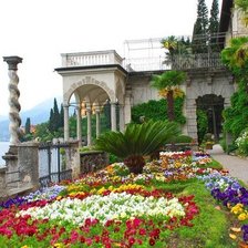 Схема вышивки «вилла в Италии»