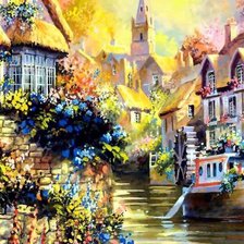 Схема вышивки «Сказочный домик1»