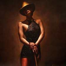 Схема вышивки «Она»