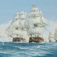 Схема вышивки «морская регата»