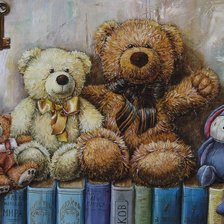 Схема вышивки «Мишутки»