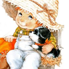 Схема вышивки «малыш»