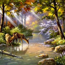 Схема вышивки «красота природы»