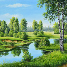 Схема вышивки «природная красота»