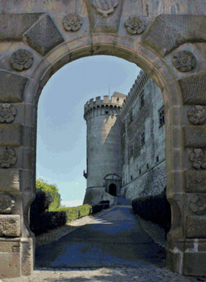 арка с башней - предпросмотр