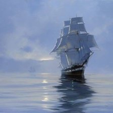 Схема вышивки «пейзаж»