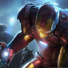 Схема вышивки «Iron Man»