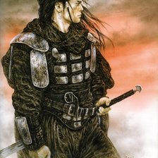 Схема вышивки «Luis Royo - Самурай»