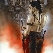 Схема вышивки «Luis Royo - Самурай»