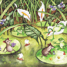 Схема вышивки «Miks Valdbergs - Napping Time»