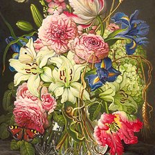 Схема вышивки «великолепный букет»